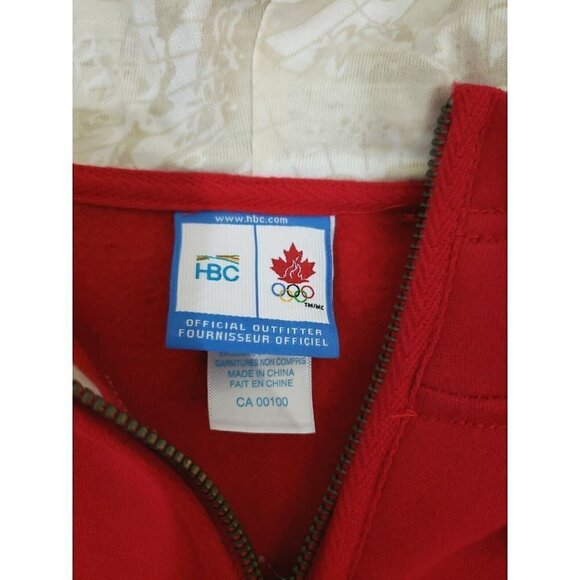 CANADA ~Mens/Homme Size M~ Red Hoodie Canada Letters Logo Oversized Cotton NWT. - Picture 2 of 12